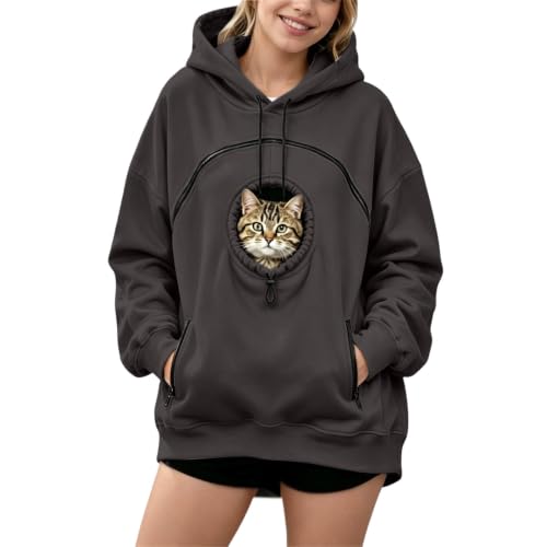 Pet Carrier Hoodie - Keep Your Small Cat Close and Cozy