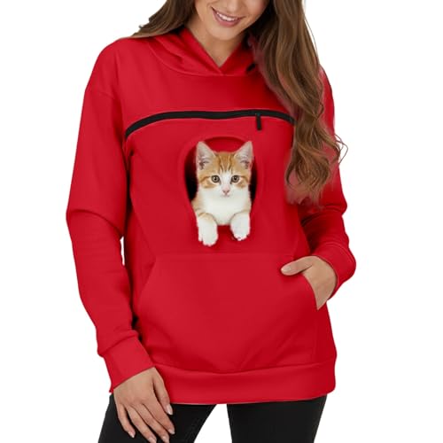 Pet Carrier Hoodie - Keep Your Small Cat Close and Cozy