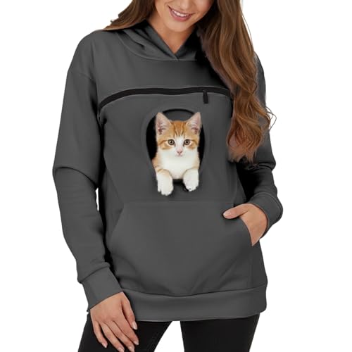 Pet Carrier Hoodie - Keep Your Small Cat Close and Cozy