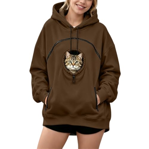 Pet Carrier Hoodie - Keep Your Small Cat Close and Cozy