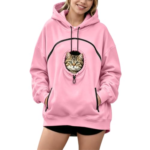 Pet Carrier Hoodie - Keep Your Small Cat Close and Cozy