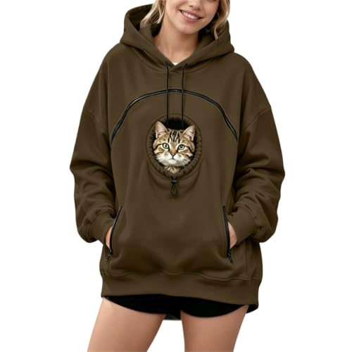 Pet Carrier Hoodie - Keep Your Small Cat Close and Cozy