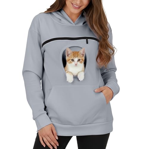 Pet Carrier Hoodie - Keep Your Small Cat Close and Cozy