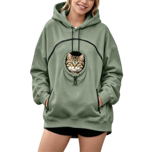 Pet Carrier Hoodie - Keep Your Small Cat Close and Cozy