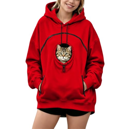 Pet Carrier Hoodie - Keep Your Small Cat Close and Cozy