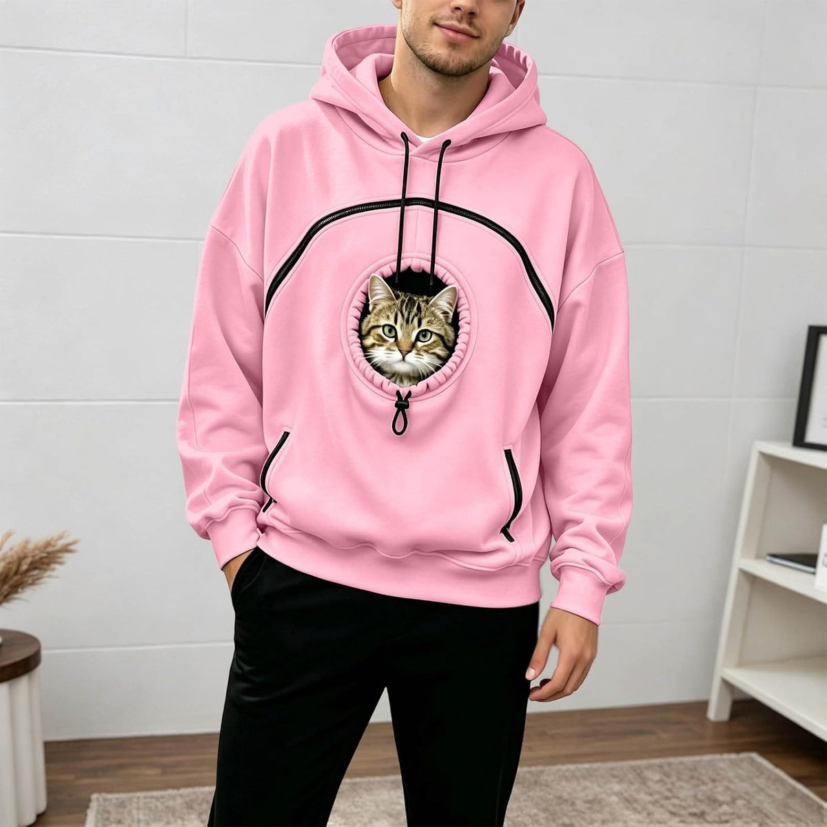 Pet Carrier Hoodie - Keep Your Small Cat Close and Cozy