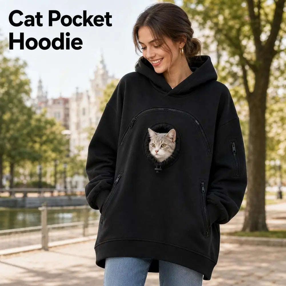Cozy Pet Carrying Hoodie – Keep Them Close 🐾