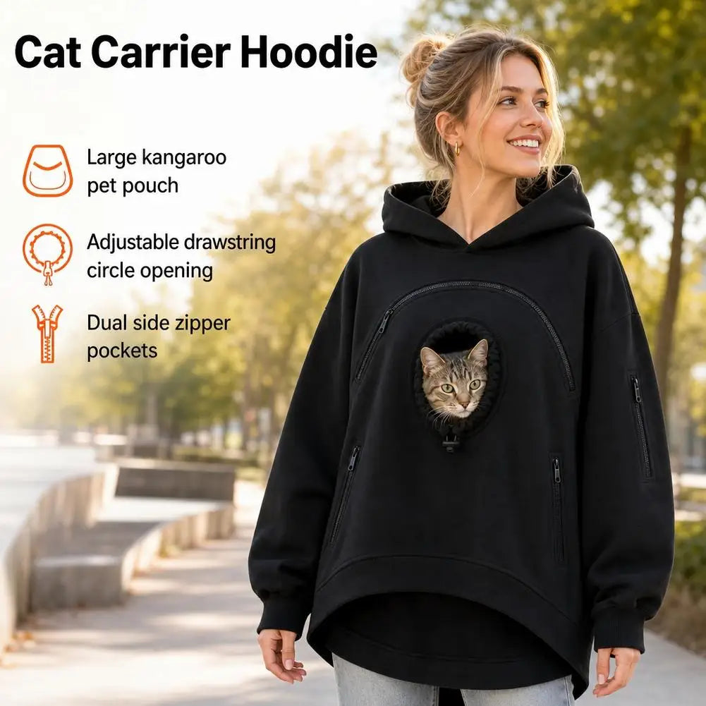 Cozy Pet Carrying Hoodie – Keep Them Close 🐾