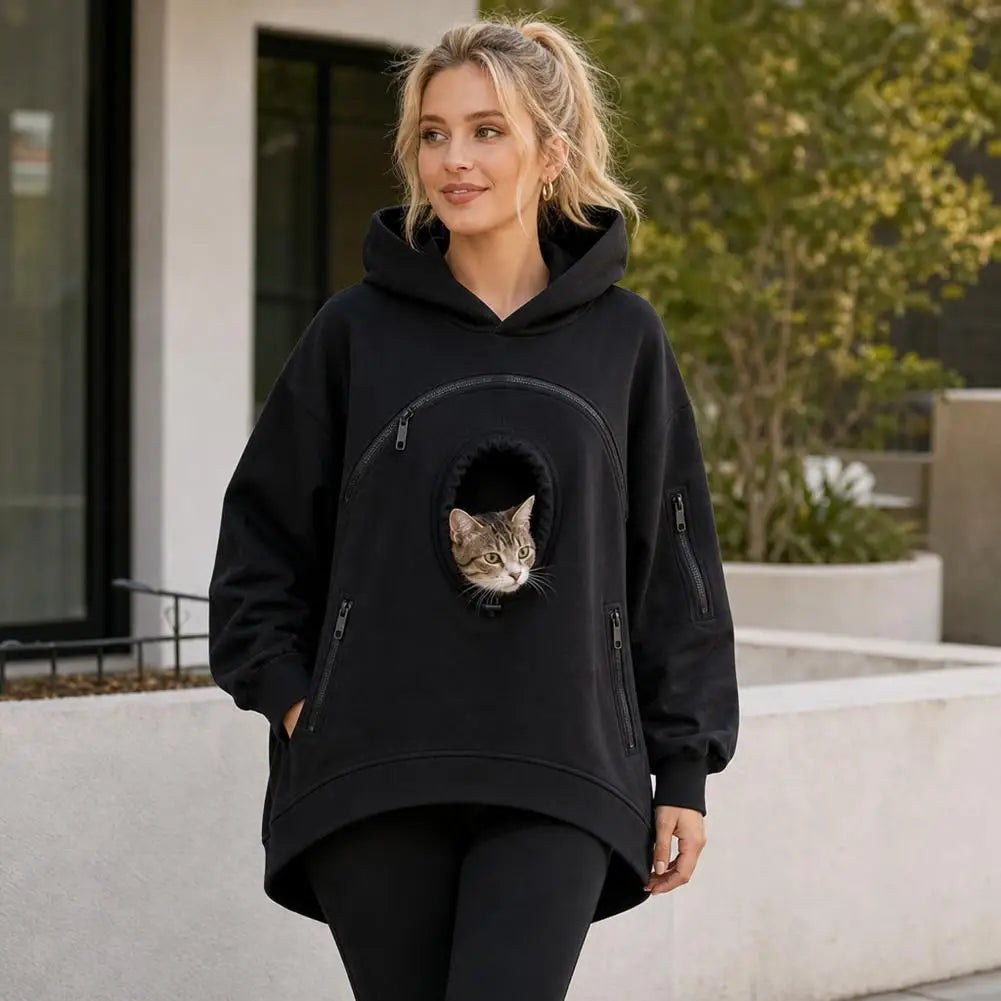 Cozy Pet Carrying Hoodie – Keep Them Close 🐾