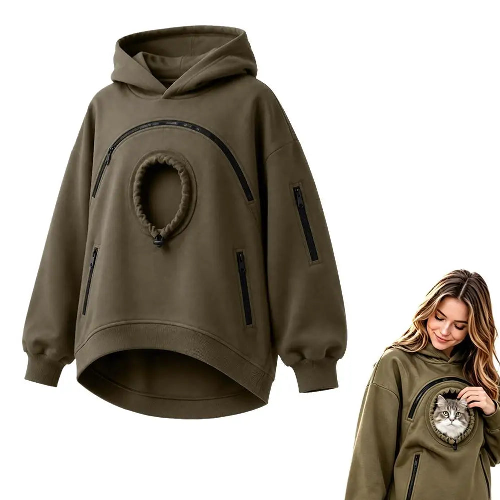 Cozy Pet Carrying Hoodie – Keep Them Close 🐾