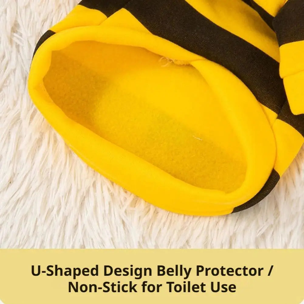 Warm Bee Dog Winter Hoodie