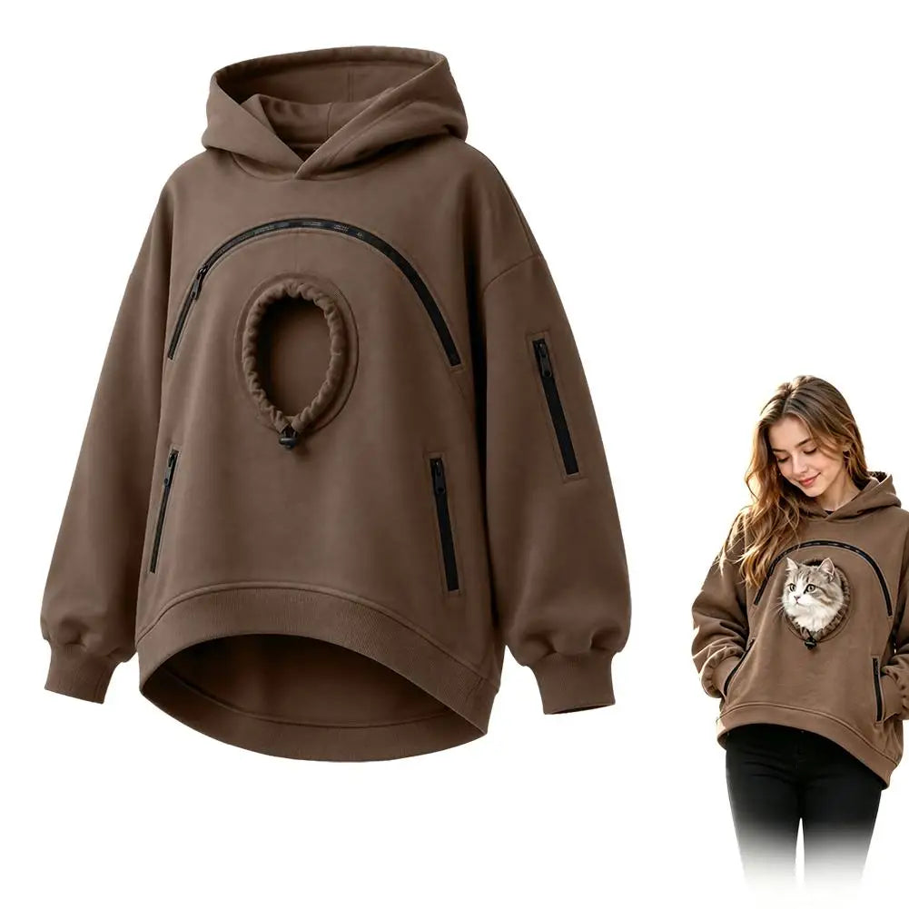 Cozy Pet Carrying Hoodie – Keep Them Close 🐾